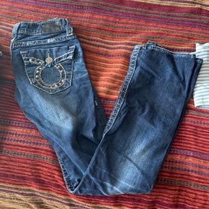 Big star jeans 26x34, slim fit boot cut